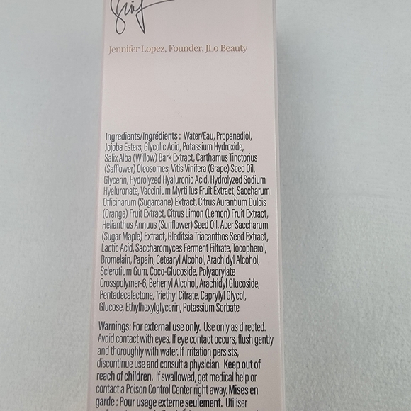 NWT JLO Beauty That overnight hustle AHA + BHA resurfacer 1 FL OZ - Picture 5 of 7